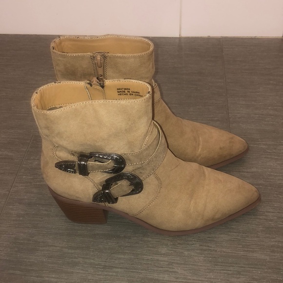 Ankle Beige Booties Cowboy Style 🔥 - Picture 5 of 6